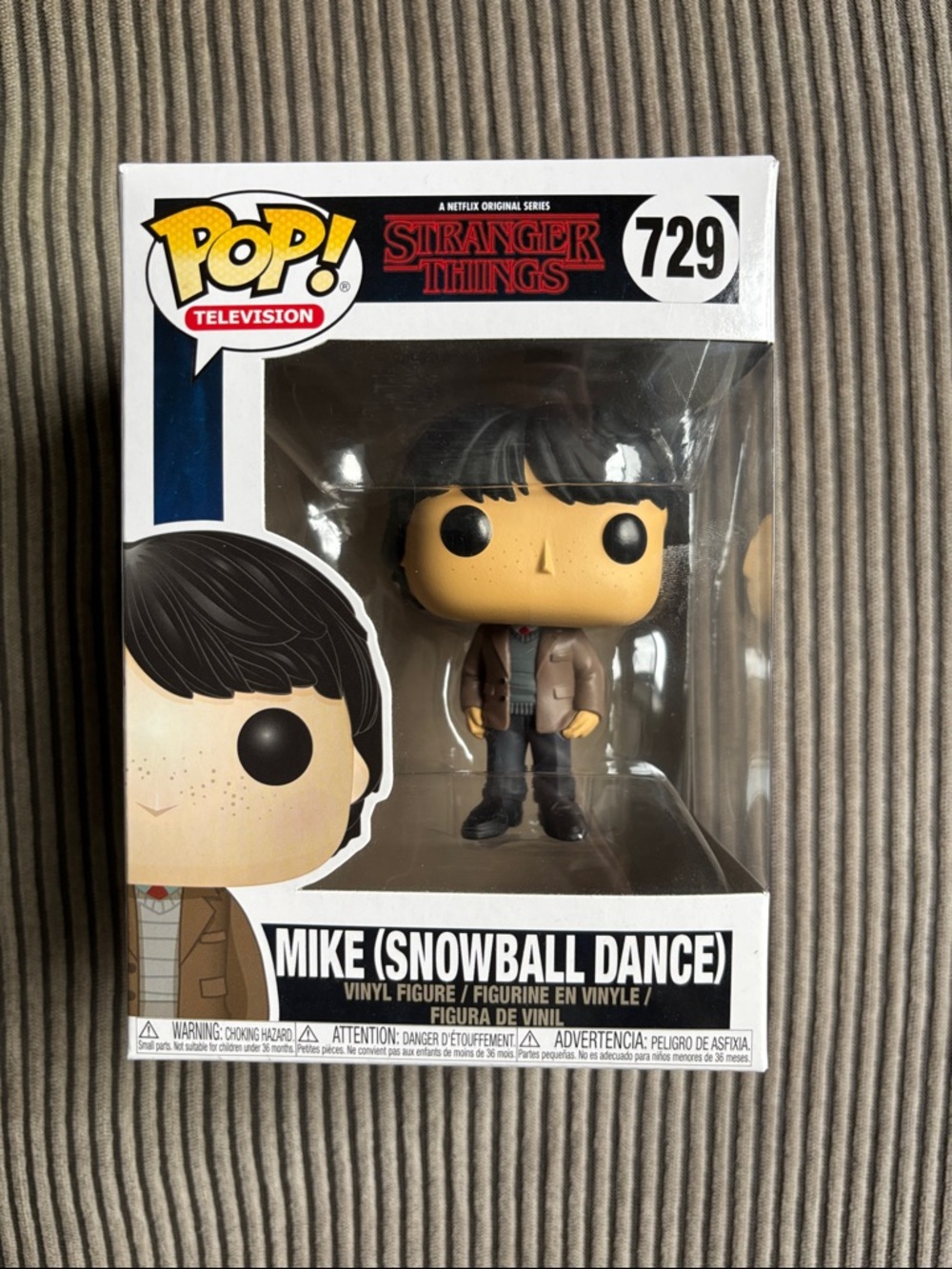 Funko Pop! Stranger Things Mike (Snowball Dance) - Brown, Blue, Black
